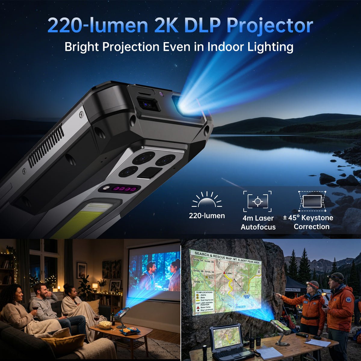 Key Features of 8849tech Rugged Phones and Projector Devices